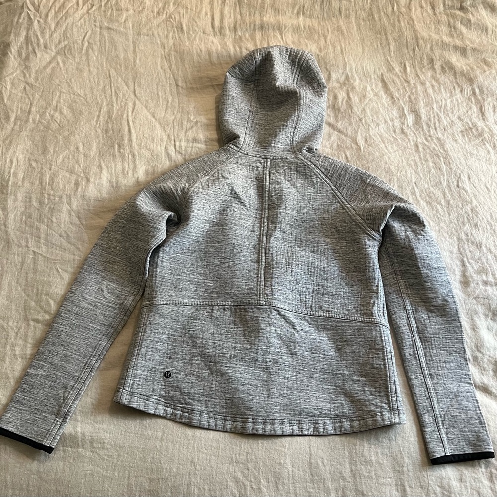 ❌SOLD❌ Lululemon City Bound Full Zip Grey Hoodie - Picture 6 of 7